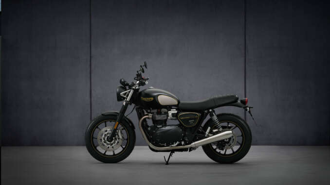 2021 Triumph Street Twin Gold Line