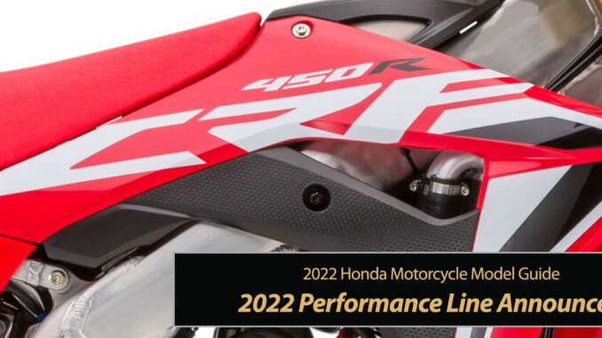 Honda’s Full 2022 Performance Line Announced