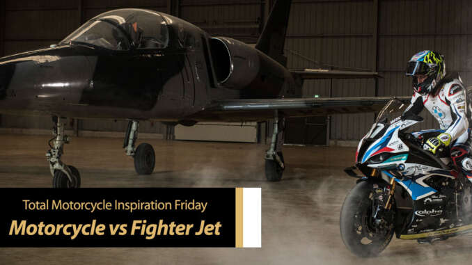 Inspiration Friday: Motorcycle vs Fighter Jet