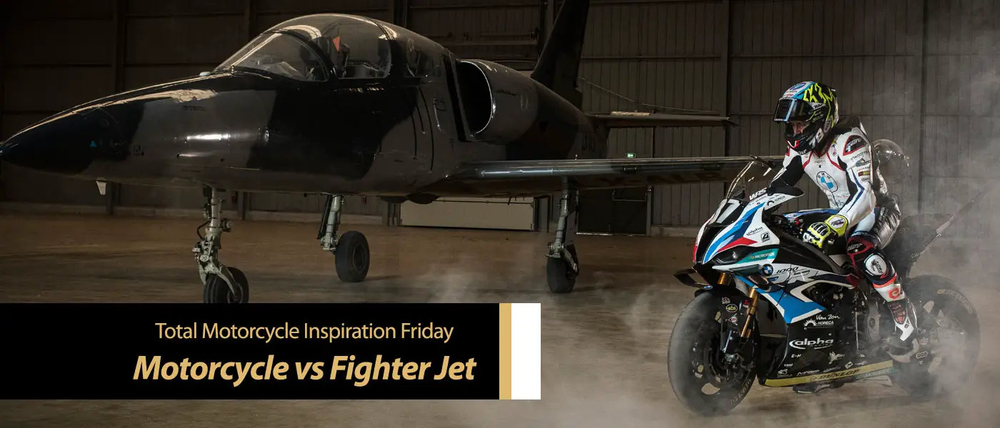Inspiration Friday: Motorcycle vs Fighter Jet