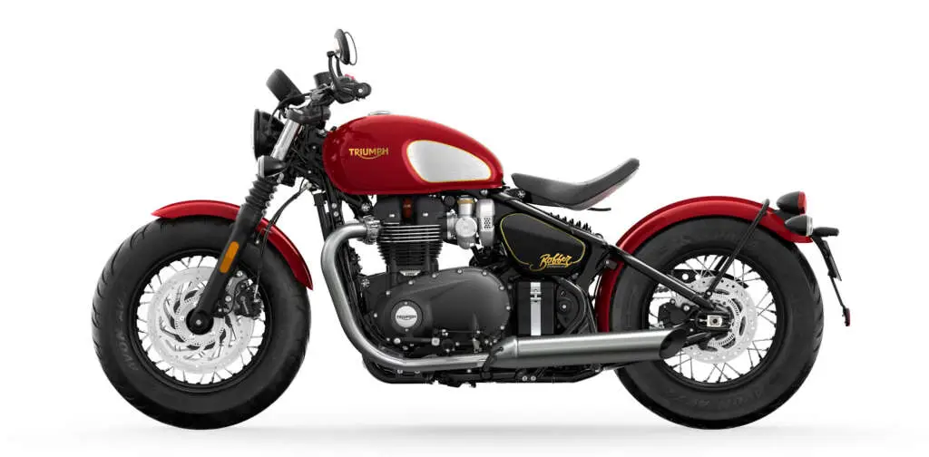 2022 Triumph Bonneville Bobber Gold Line