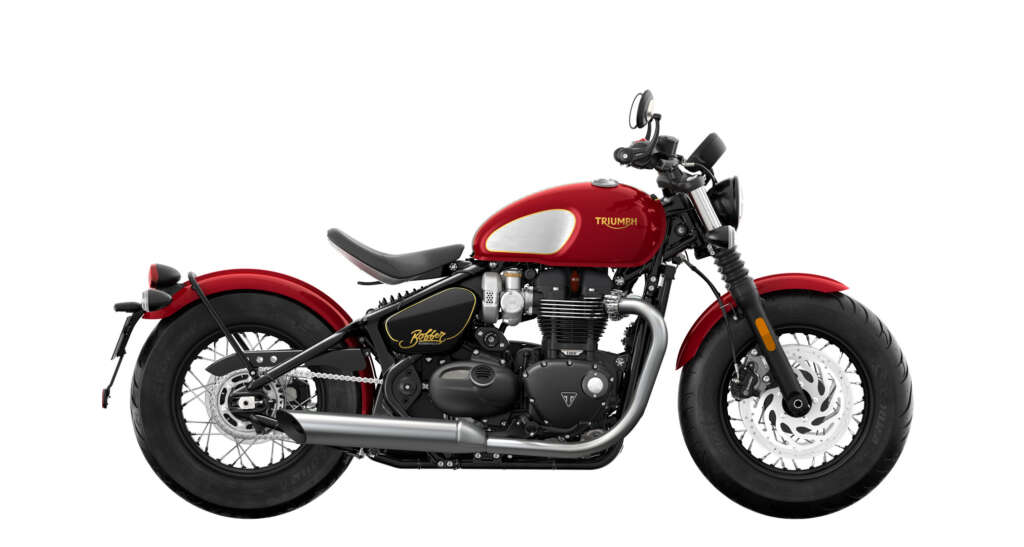 2022 Triumph Bonneville Bobber Gold Line