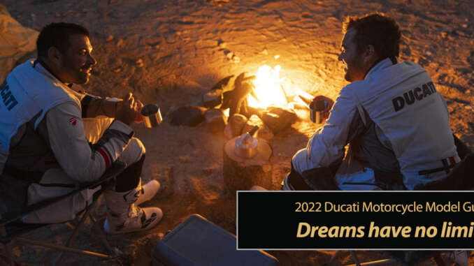 More new 2022 Ducati's: Dreams have no limits!