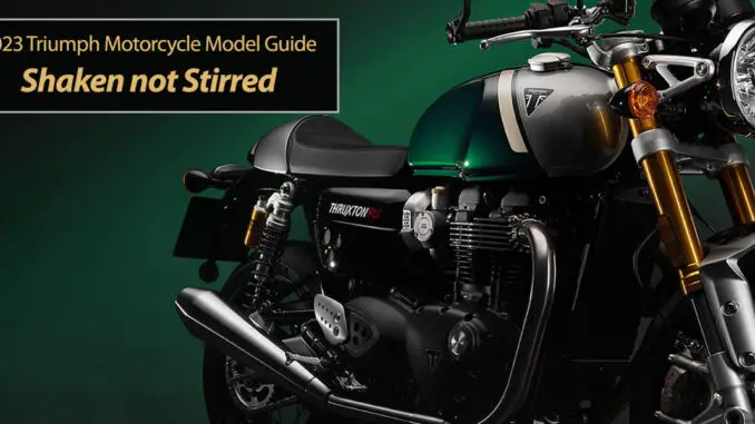 2023 Triumph Shaken Not Stirred