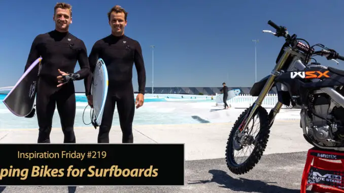 Inspiration Friday: Swapping Bikes for Surfboards