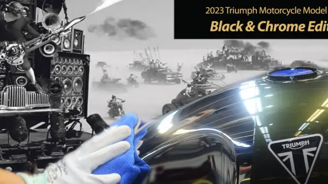 2023 Triumph Max Mad Black & Chrome Edition