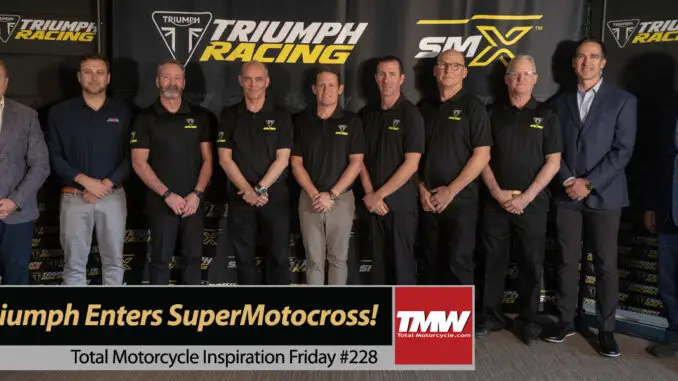 Inspiration Friday: Triumph Enters SuperMotocross 250 & 450cc