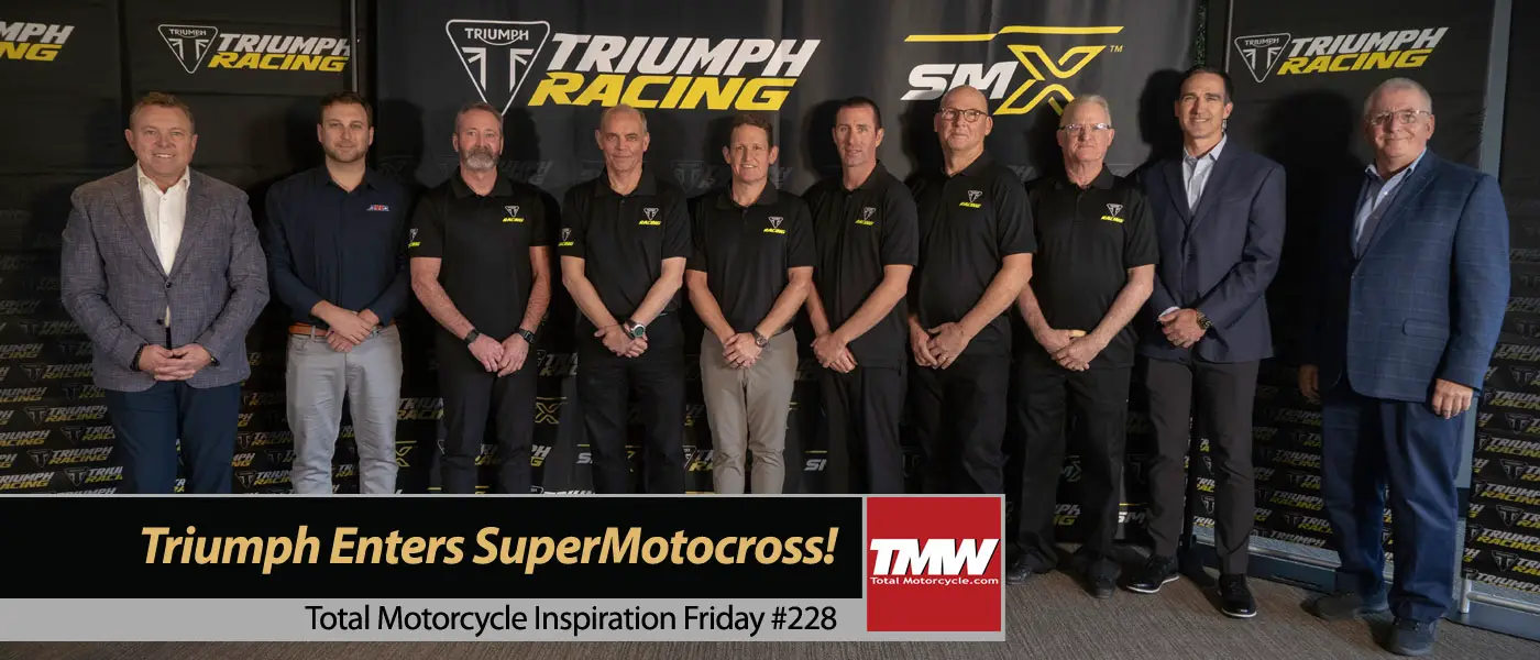 Inspiration Friday: Triumph Enters SuperMotocross 250 & 450cc