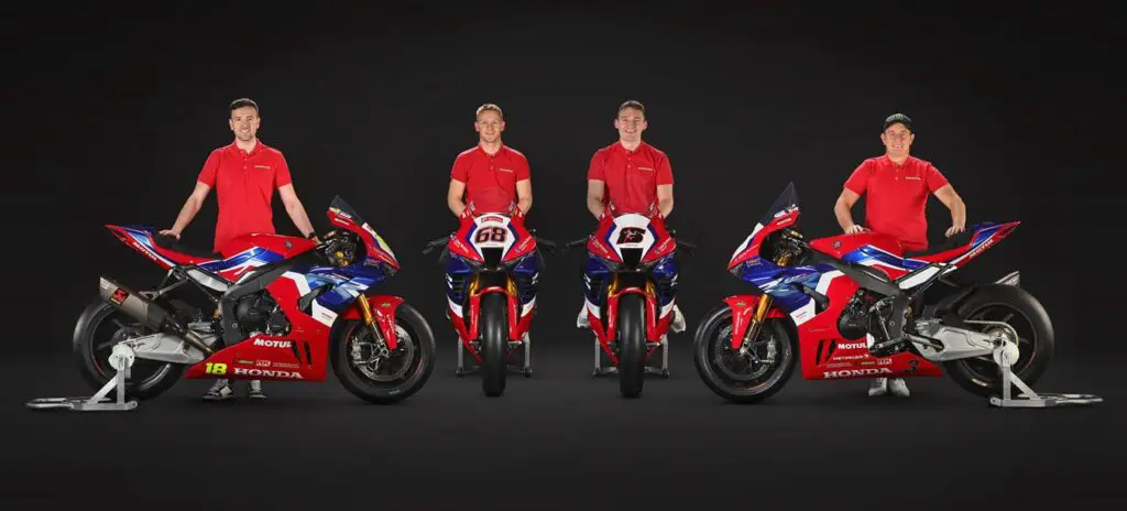 Honda Racing UK releases new racing livery for 2023 BSB