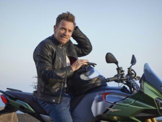 EWAN MCGREGOR AND MOTO GUZZI