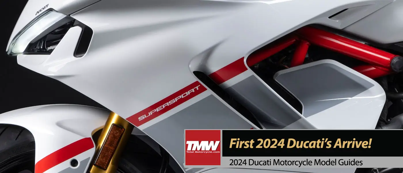 First 2024 Ducati Motorcycle's Arrive!