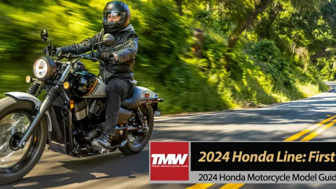 First Look: Updated 2024 Honda Motorcycle Line-up!