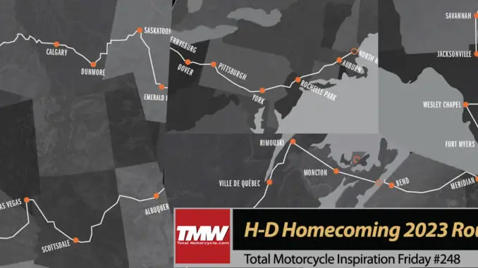 Inspiration Friday: Inspiring Harley-Davidson Homecoming 2023 Routes