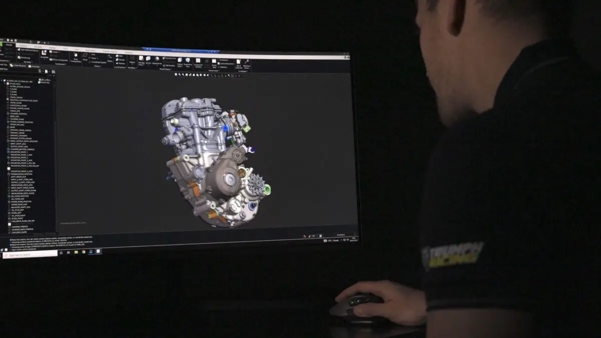 2024 Triumph 250cc Motocross Engine