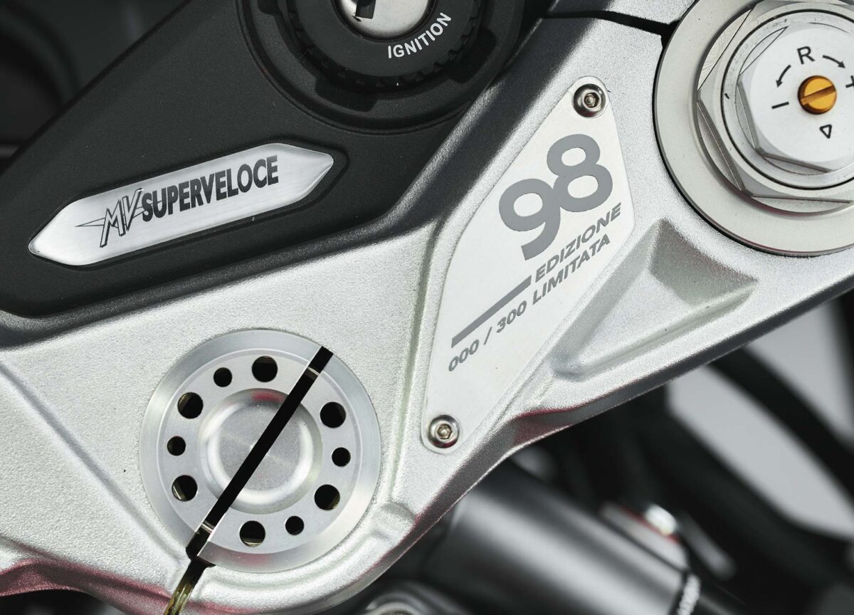 2024 MV Agusta Superveloce 98 Edizione Limitata