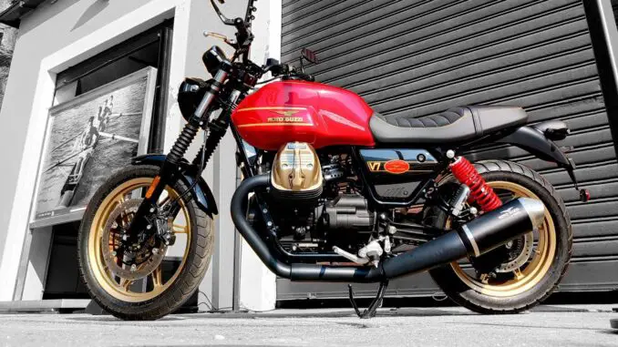 2024 Moto Guzzi V7 Stone 75th Olympic Gold Anniversary ASD Canottieri Moto Guzzi