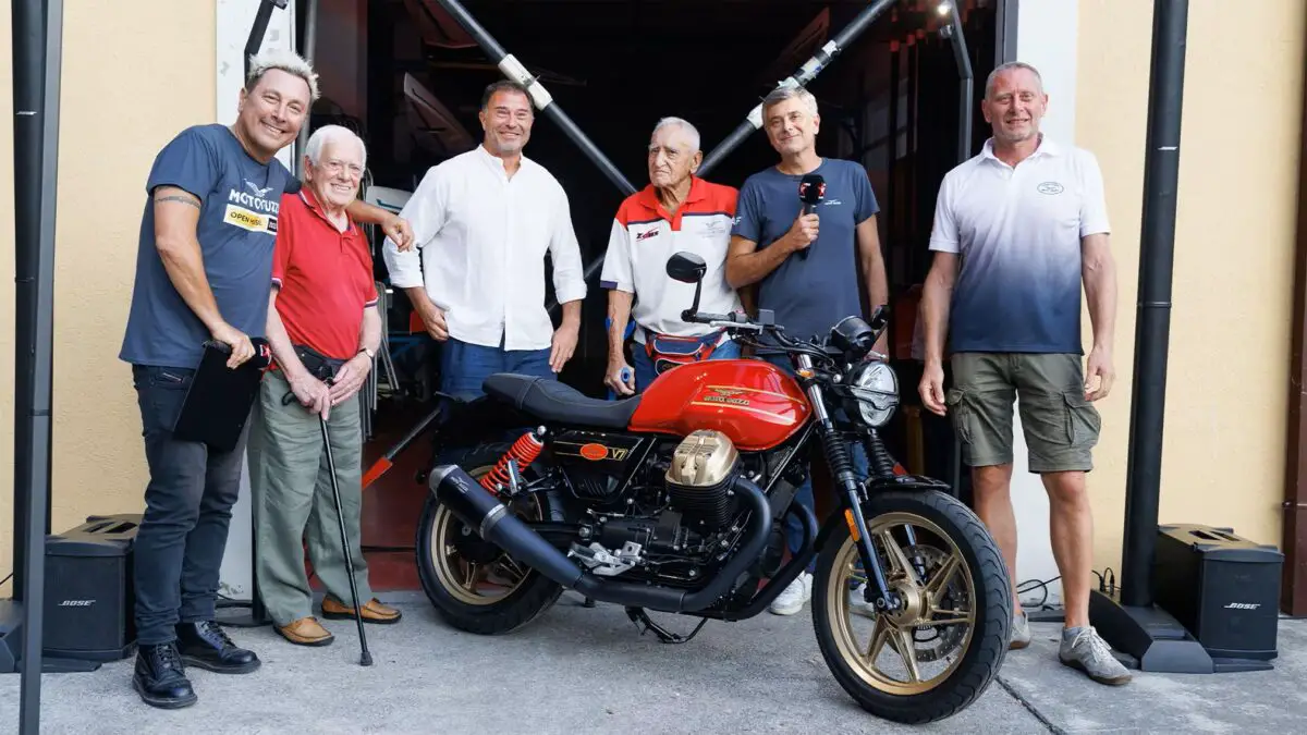 2024 Moto Guzzi V7 Stone 75th Olympic Gold Anniversary ASD Canottieri Moto Guzzi