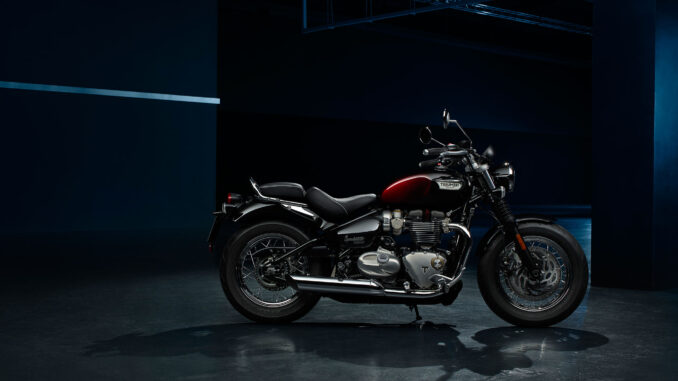 2024 Triumph Bonneville Speedmaster Red Stealth Edition
