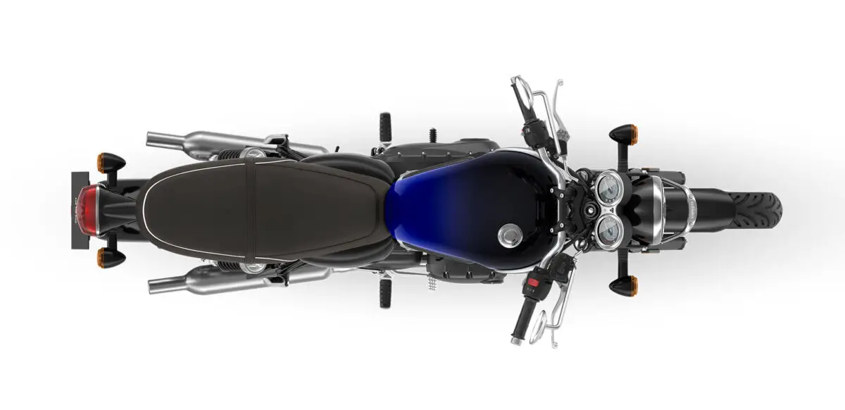 2024 Triumph Bonneville T100 Blue Stealth Edition