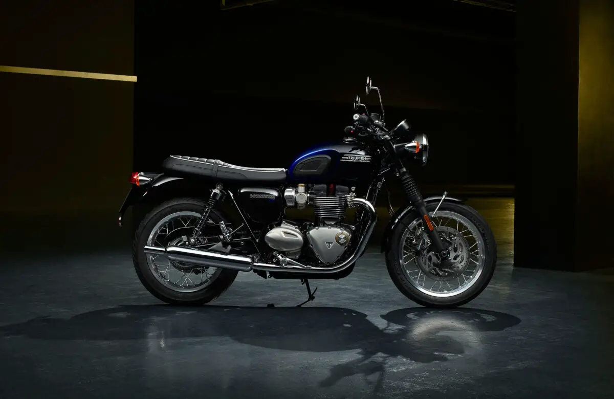 2024 Triumph Bonneville T120 Blue Stealth Edition