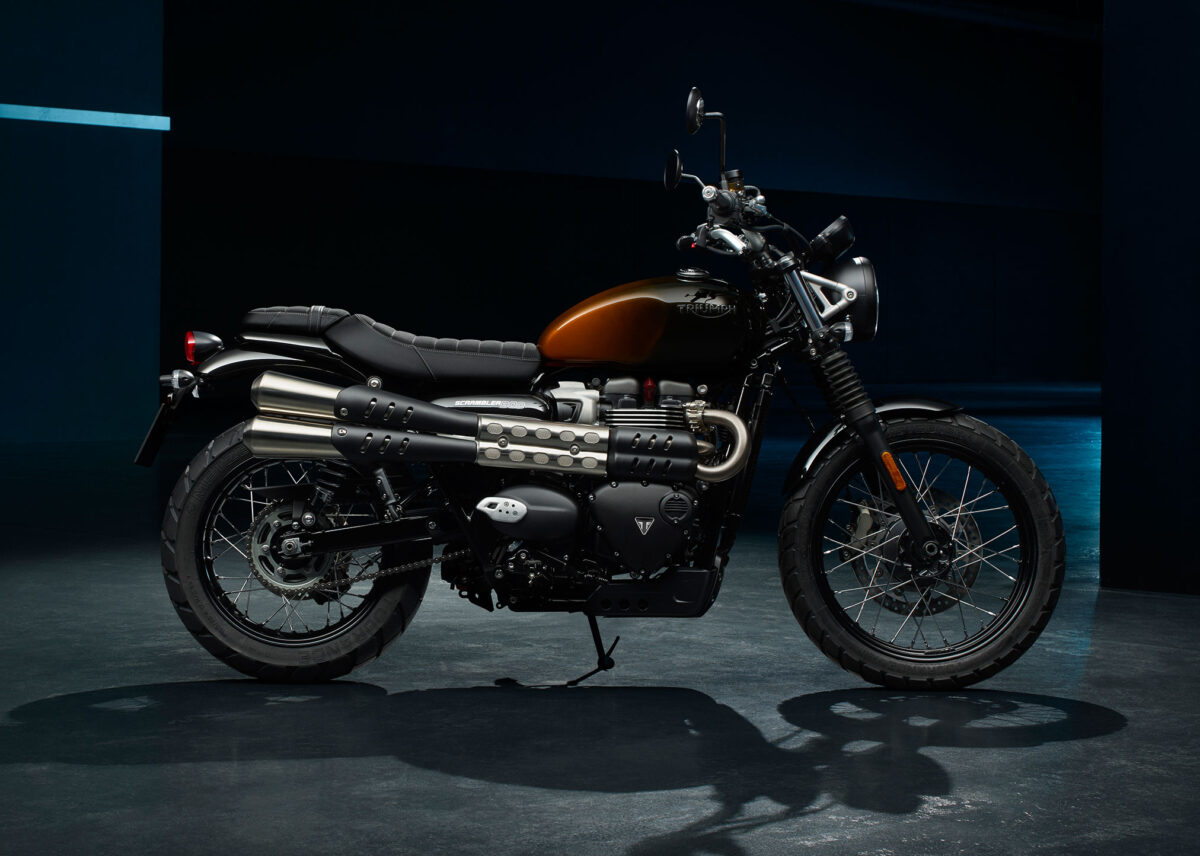 2024 Triumph Scrambler 900 Orange Stealth Edition