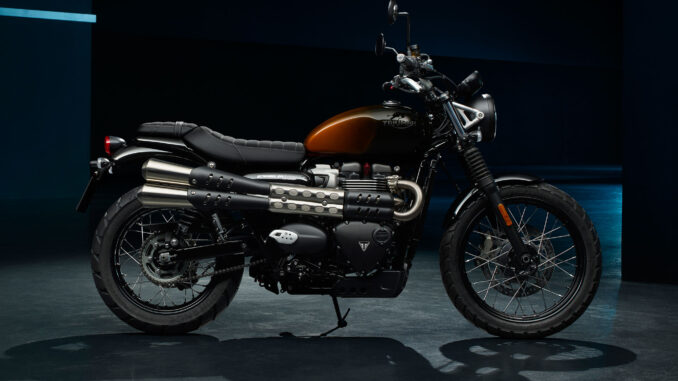 2024 Triumph Scrambler 900 Orange Stealth Edition