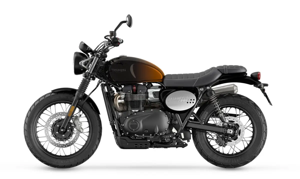 2024 Triumph Scrambler 900 Orange Stealth Edition