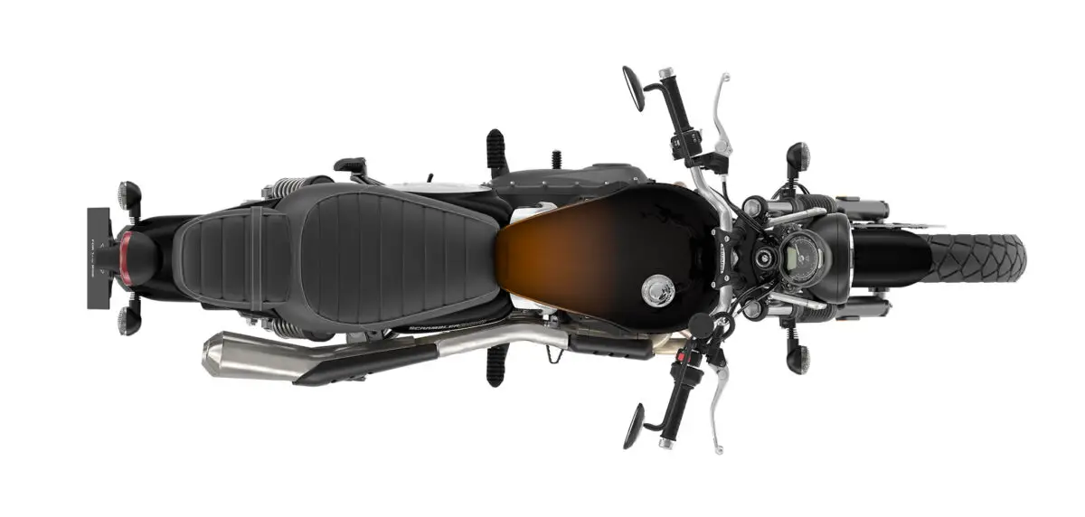 2024 Triumph Scrambler 900 Orange Stealth Edition