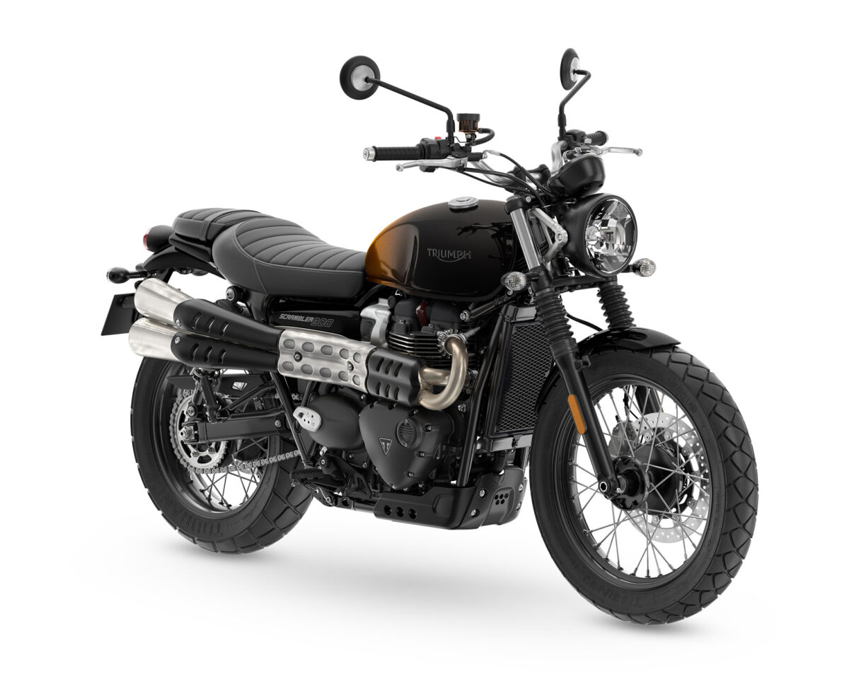 2024 Triumph Scrambler 900 Orange Stealth Edition