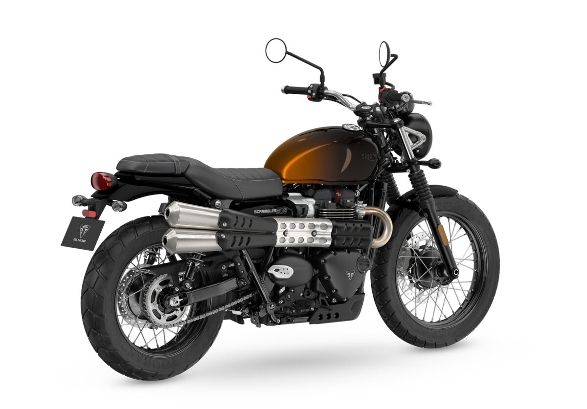 2024 Triumph Scrambler 900 Orange Stealth Edition