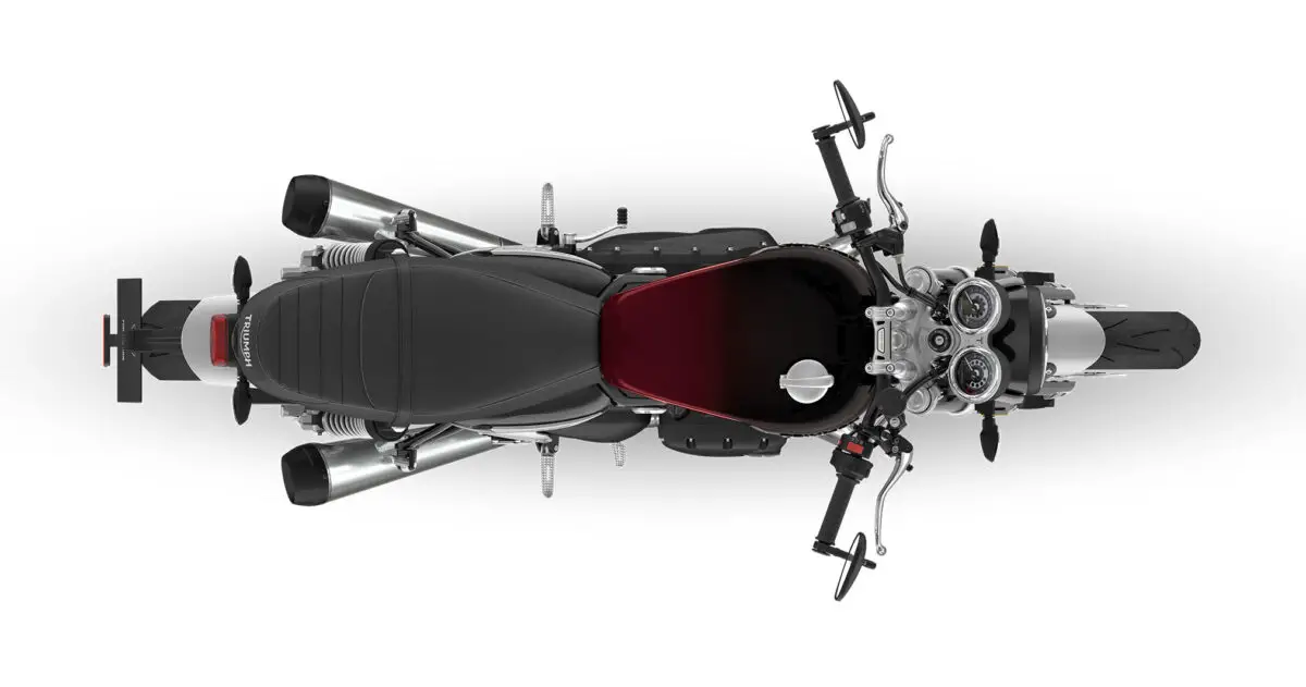 2024 Triumph Speed Twin 1200 Red Stealth Edition