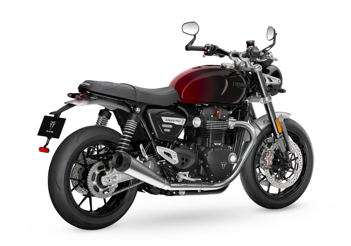 2024 Triumph Speed Twin 1200 Red Stealth Edition