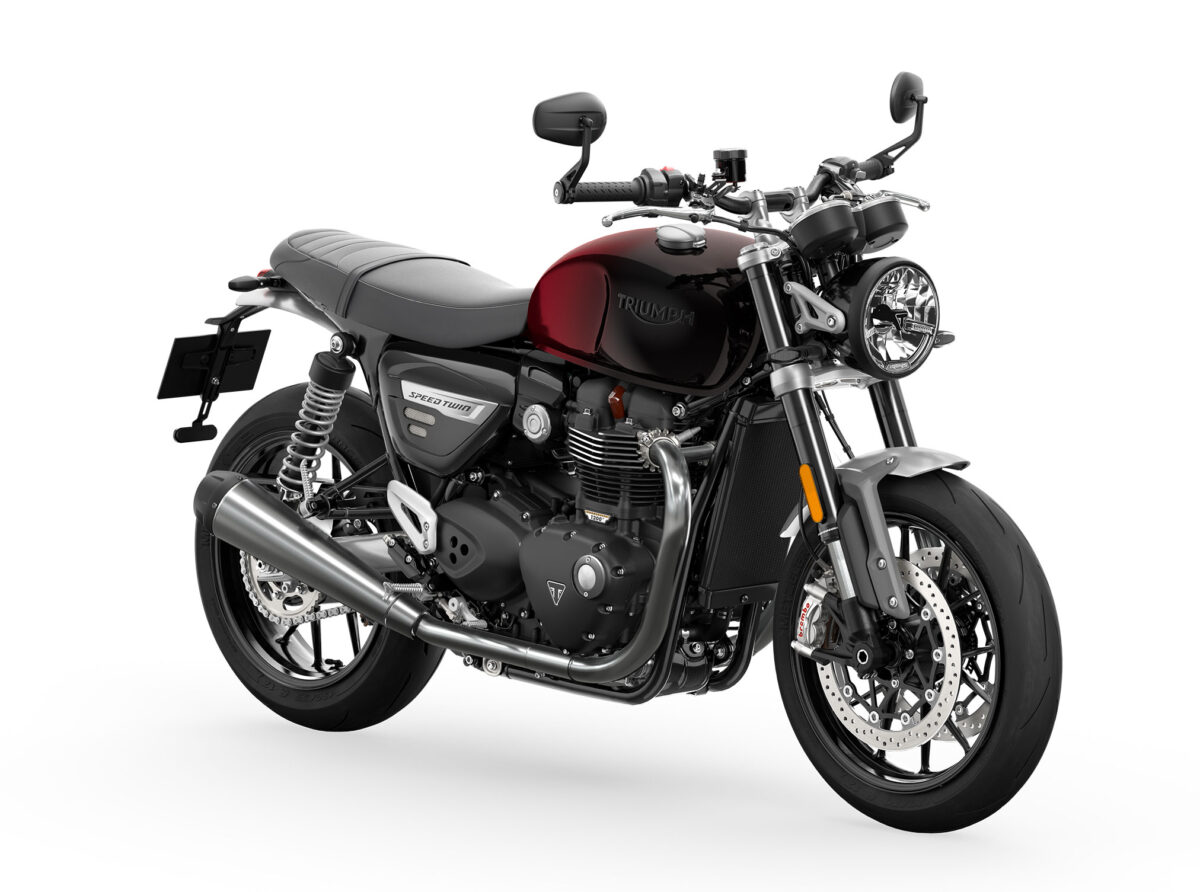 2024 Triumph Speed Twin 1200 Red Stealth Edition