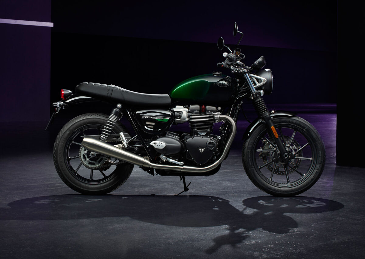 2024 Triumph Speed Twin 900 Green Stealth Edition