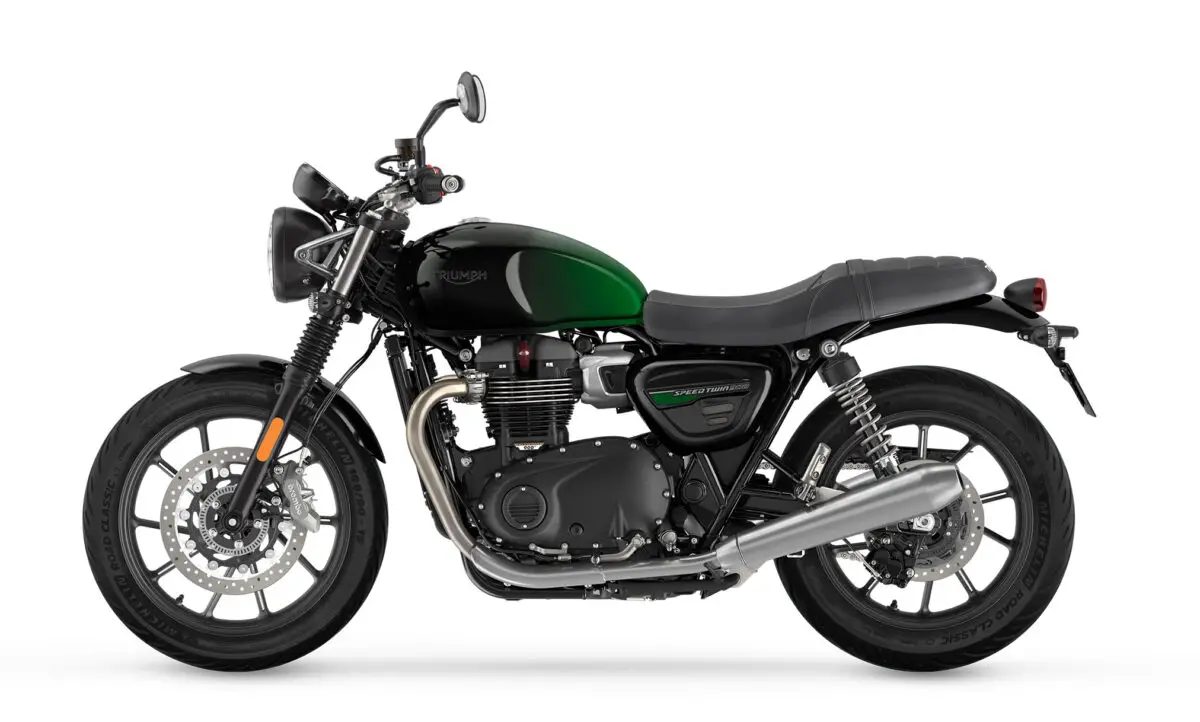 2024 Triumph Speed Twin 900 Green Stealth Edition
