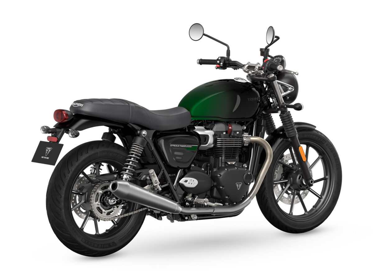 2024 Triumph Speed Twin 900 Green Stealth Edition