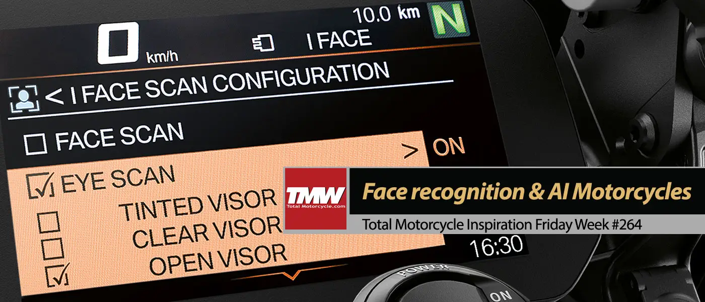 Inspiration Friday: Face recognition & AI Motorcycles