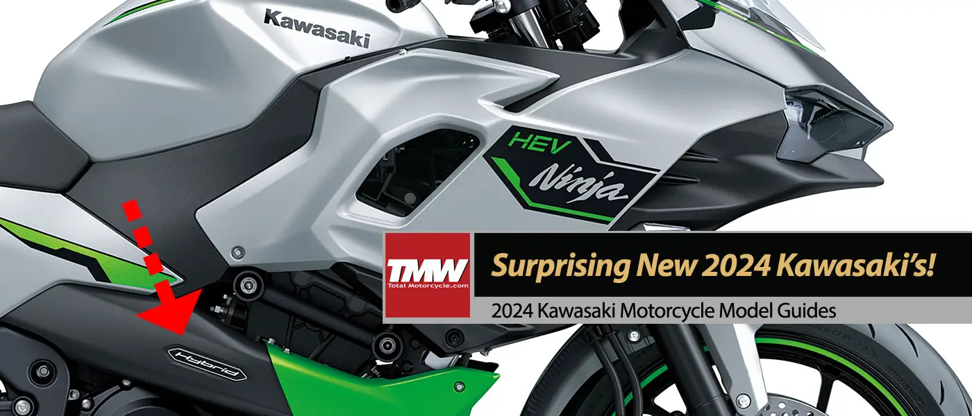 Surprising New Hybrid 2024 Kawasaki Motorcycles!