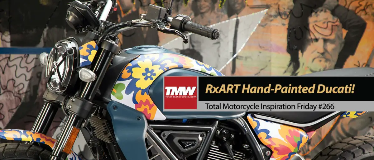 Inspiration Friday: RxART Charity Hand-Painted Ducati