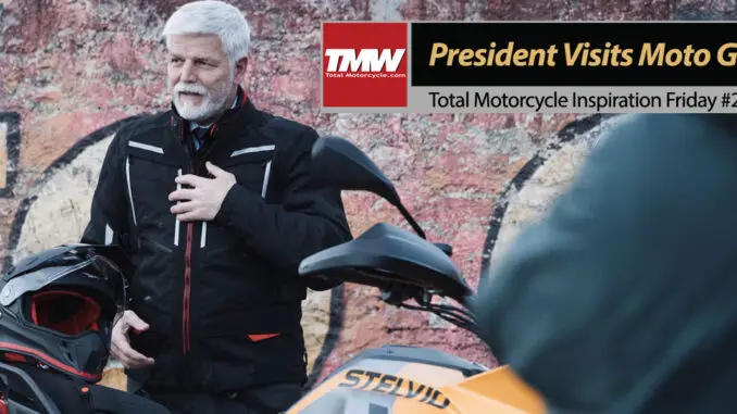 Inspiration Friday: President Visits Moto Guzzi!