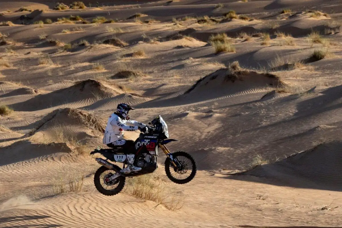 Jacopo Cerutti and Aprilia Tuareg wins Africa Eco Race