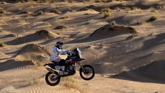 Jacopo Cerutti and Aprilia Tuareg wins Africa Eco Race