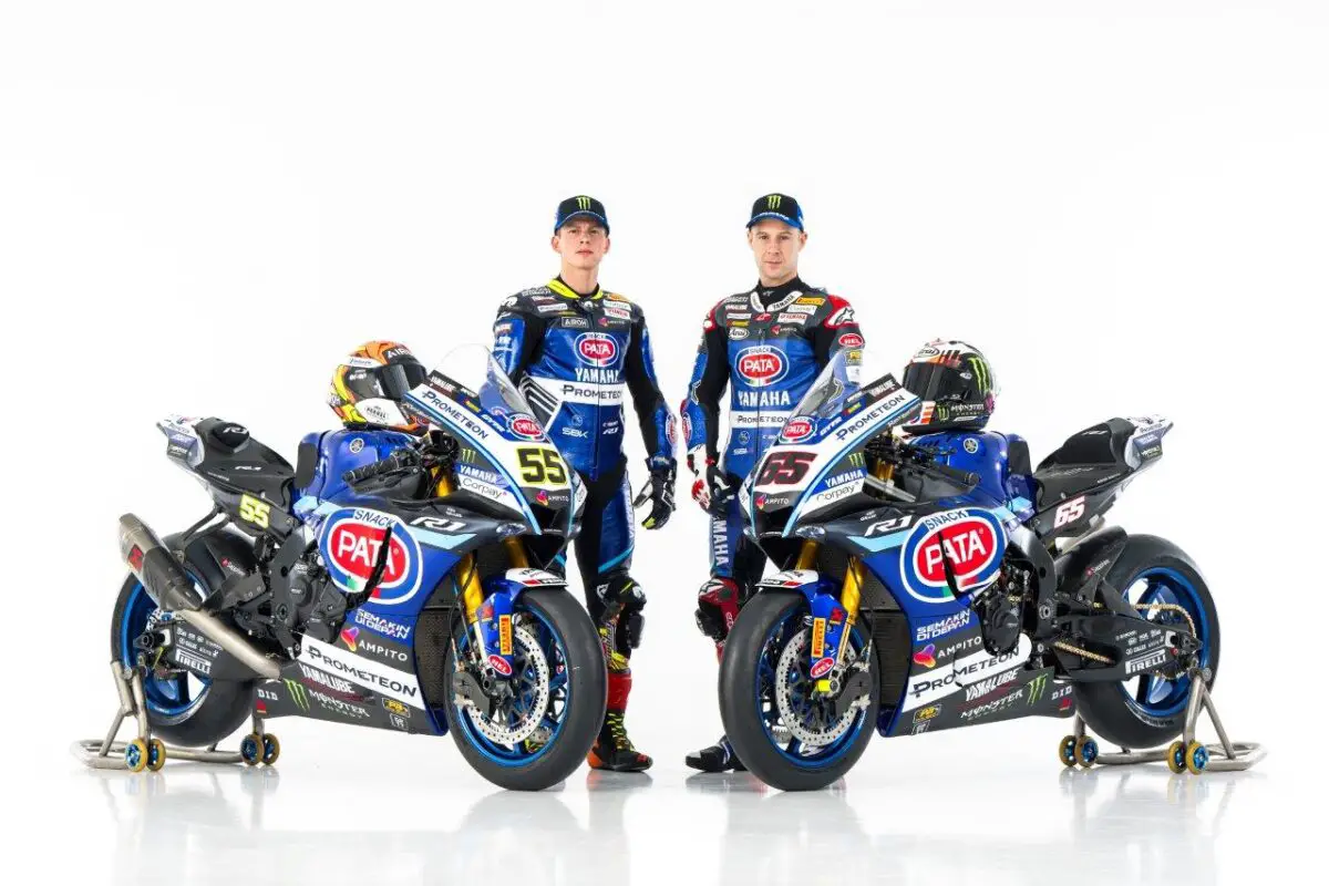 Pata Prometeon Yamaha has unveiled its 2024 R1 WorldSBK livery