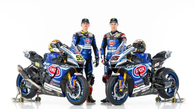 Pata Prometeon Yamaha has unveiled its 2024 R1 WorldSBK livery