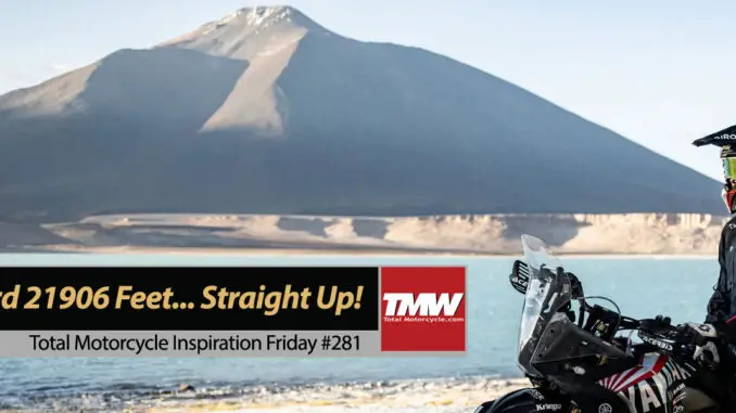 Inspiration Friday: Altitude Record Smashed by a Motorcycle!