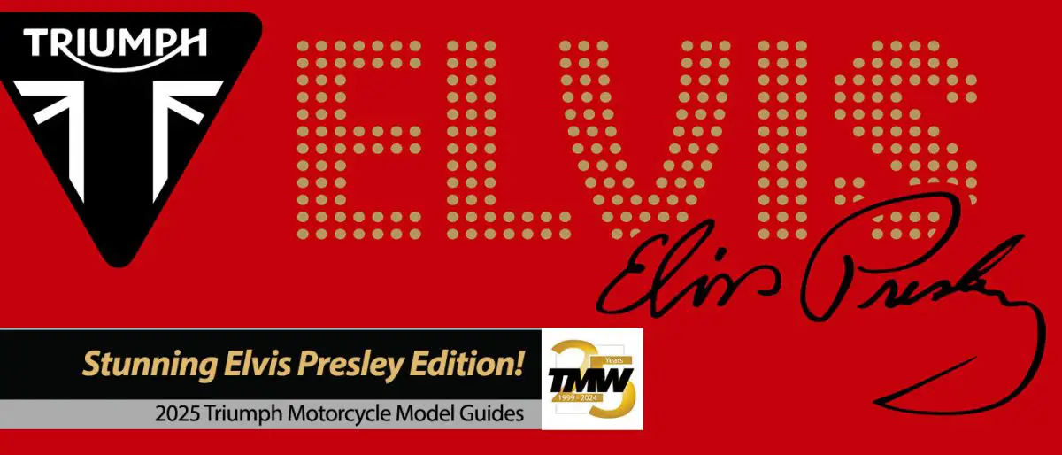 Stunning 2025 Triumph Elvis Presley Edition Bike