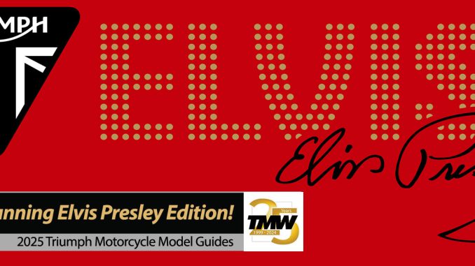 Stunning 2025 Triumph Elvis Presley Edition Bike