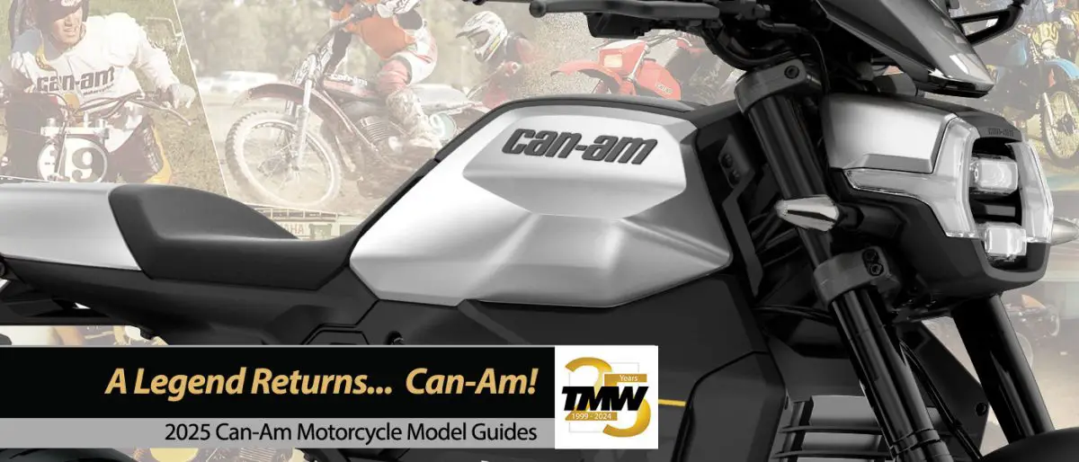 A Legend Returns... New 2025 Can-Am Motorcycles!