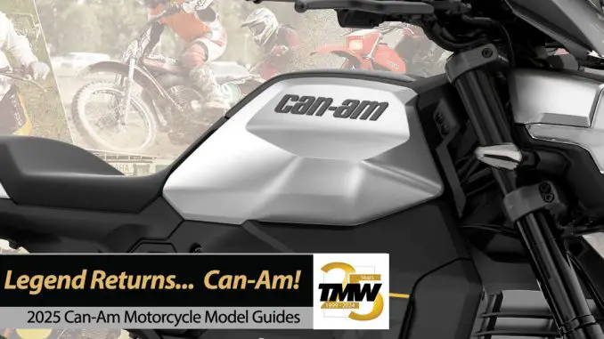 A Legend Returns... New 2025 Can-Am Motorcycles!