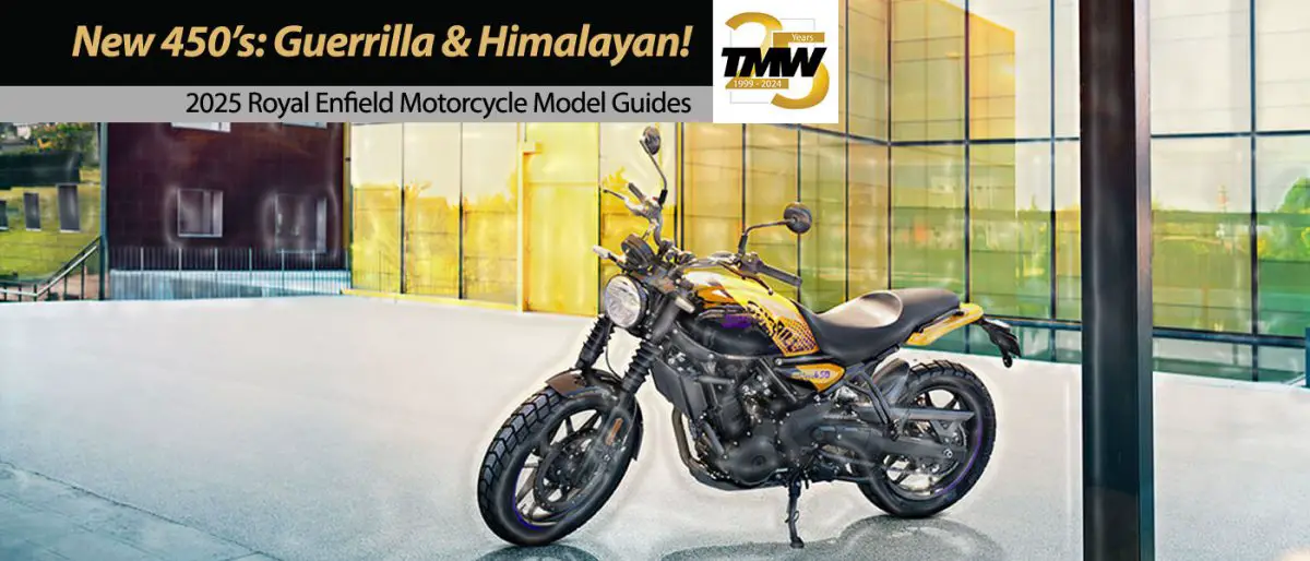 New 2025 Royal Enfield Guerrilla & Himalayan 450